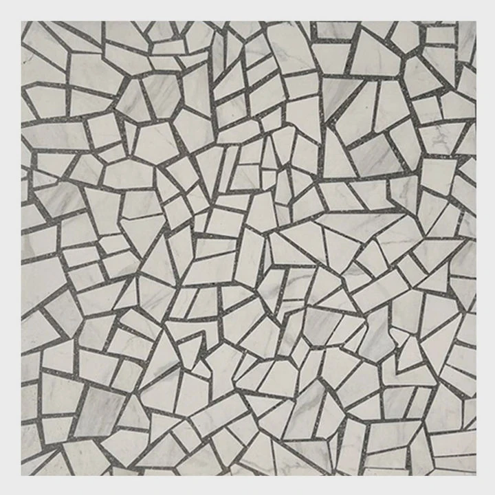 Matte Marble Look Ceramic Floor Tile