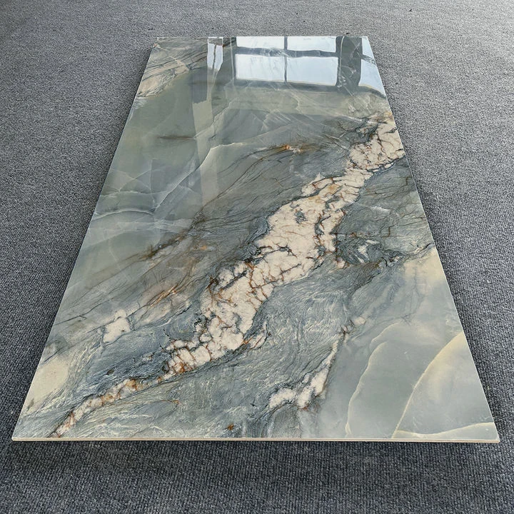 Polished Marble Look Ceramic Floor Tile