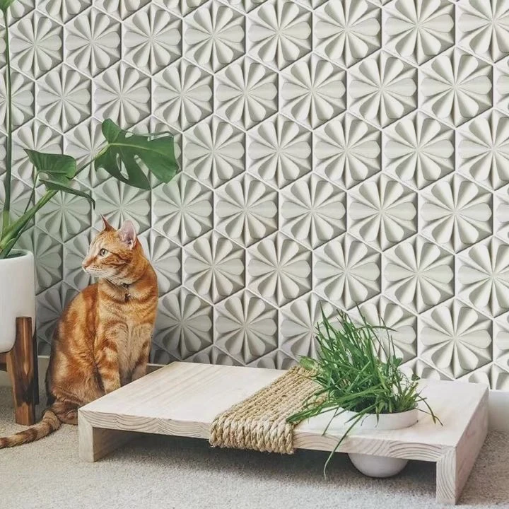 Hexagon 3D Ceramic Mosaic Wall Tile
