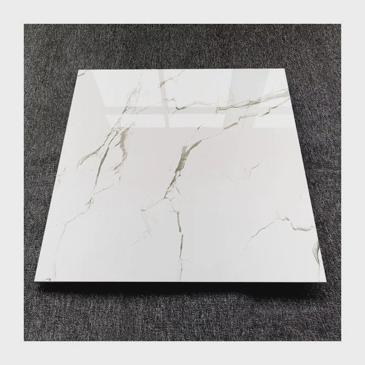 600X600 Glossy Marble Porcelain Floor Tile