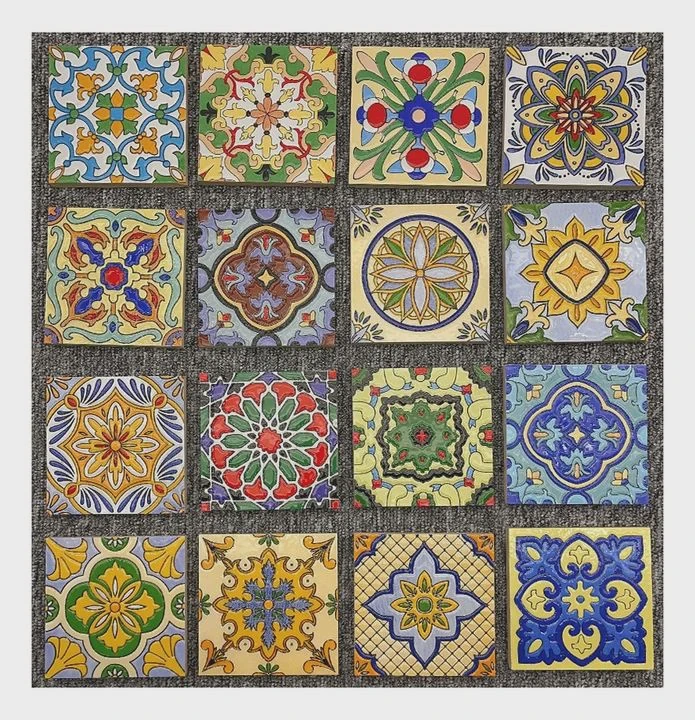 100X100 Vintage Porcelain Mosaic Tile
