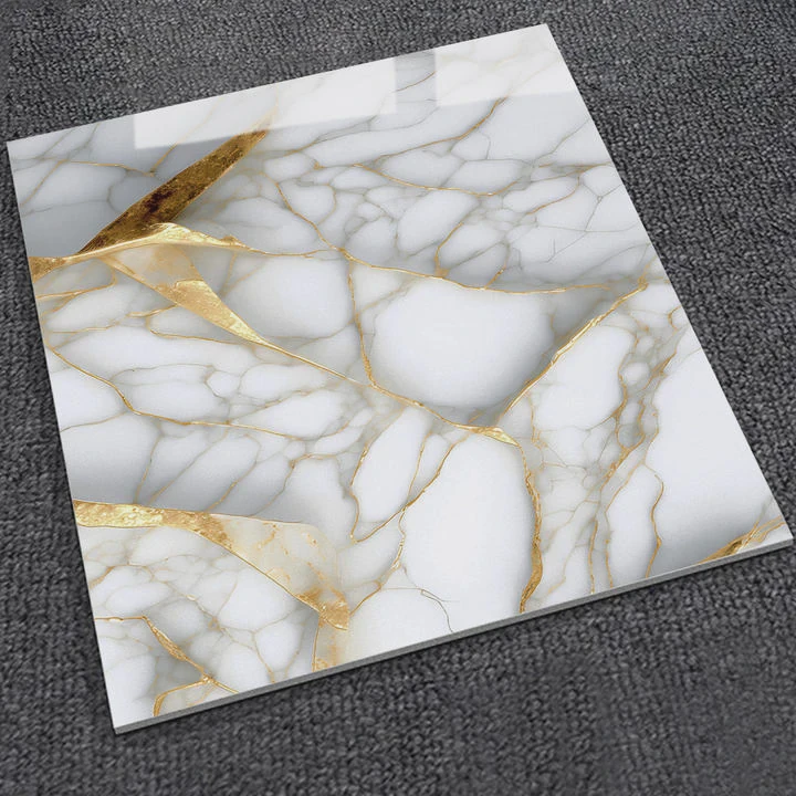 600X600 Gold Marble Porcelain Floor Tile