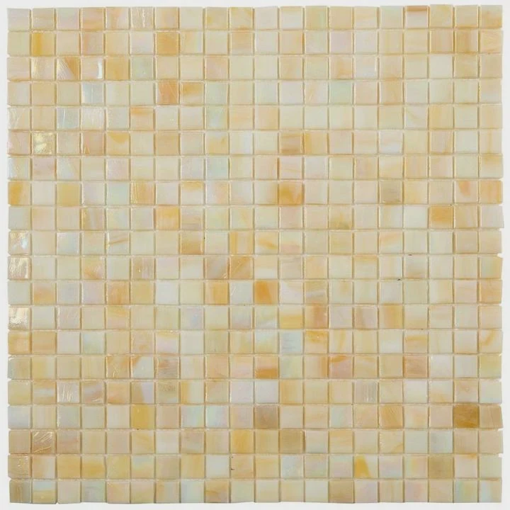 Glass Mosaic Wall Tile Blue Gold
