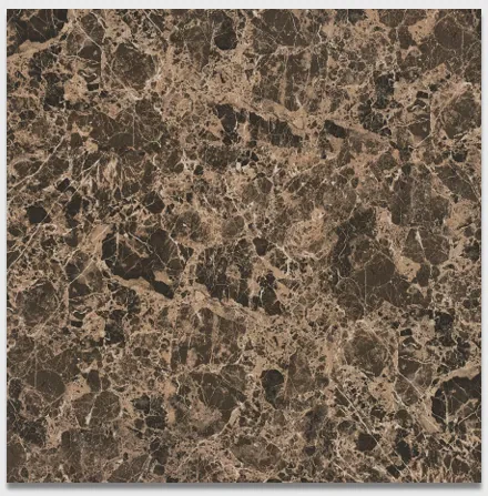 FULL BODY GLAZED POLISHED PORCELAIN TILE Black Gold Flower