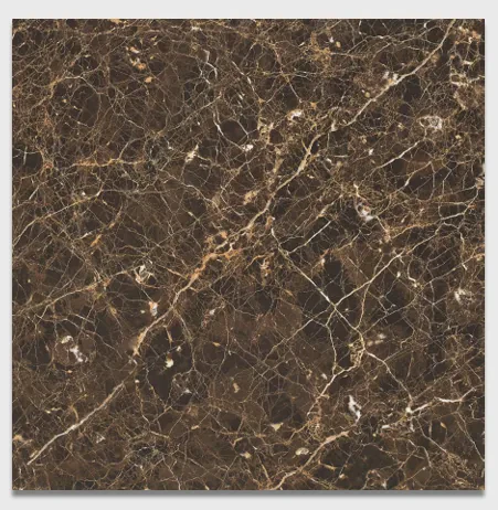 FULL BODY GLAZED POLISHED PORCELAIN TILE Turkish Brown Net Marble