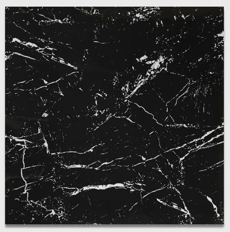FULL BODY GLAZED POLISHED PORCELAIN TILE Cracked-Pattern Black-and-White Vein
