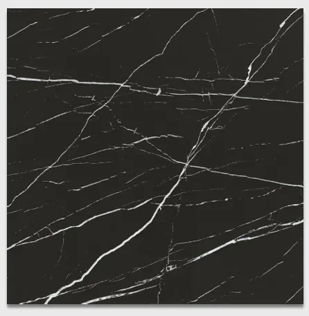 FULL BODY GLAZED POLISHED PORCELAIN TILE Black and White Root