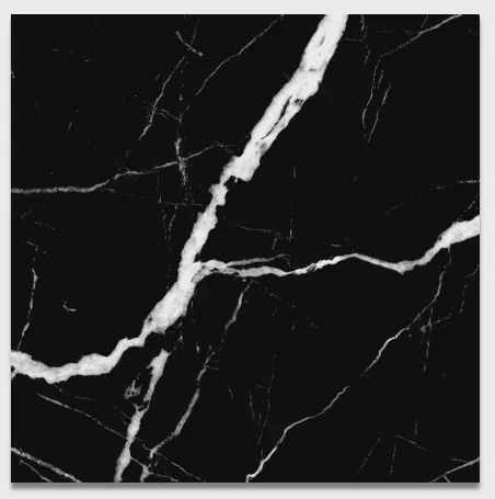 FULL BODY GLAZED POLISHED PORCELAIN TILE Carrara Black (Non-standard)