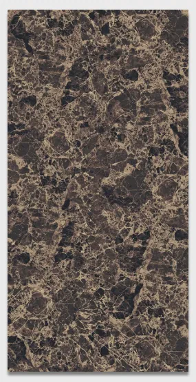 FULL BODY GLAZED POLISHED PORCELAIN TILE 600X1200MM Dark Brown Mesh